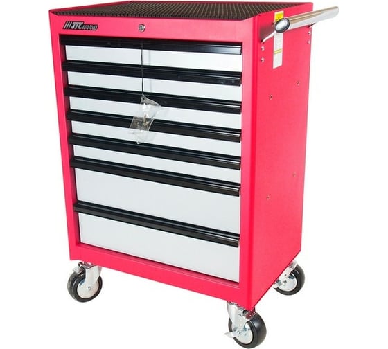 Изображение товара Тележка инструментальная JTC 7 секций с набором инструментов 39311+39312+39313, 3931S 716416