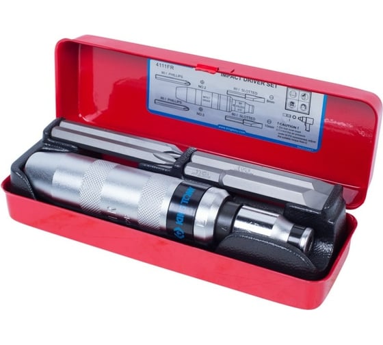 Изображение товара Ударная отвертка с принадлежностями 5/16", 6шт KING TONY 4111FR