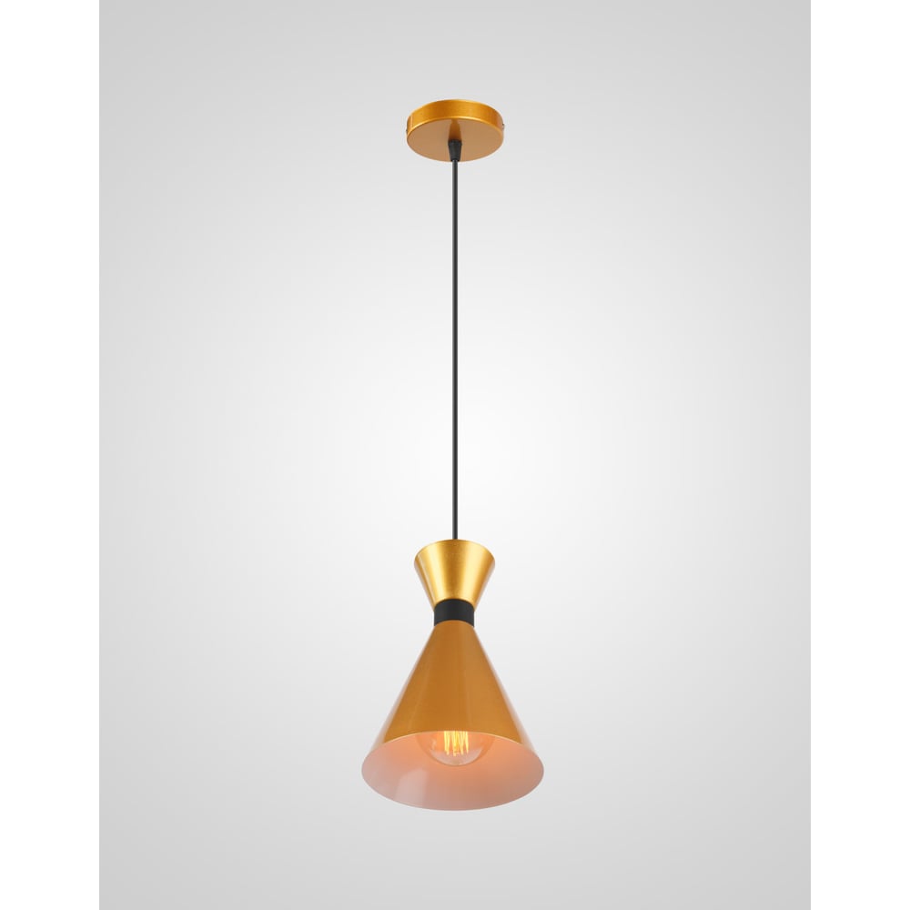 Изображение товара Подвесной светильник в стиле минимализм с золотым плафоном 20 см