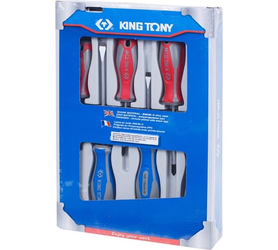 Изображение товара Набор отверток в коробке KING TONY 6 предметов 31116MR01