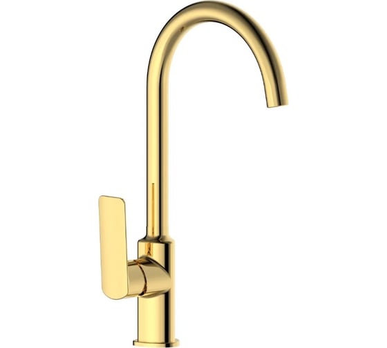 Изображение товара Смеситель для кухни Golden Fox Manchester с высоким изливом, латунь, золотой 11830-FOX