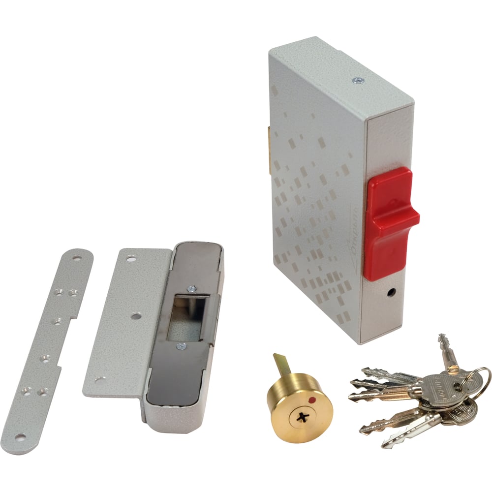 Изображение товара Электромеханический накладной замок PROMIX для запирания распашных дверей и калиток Promix-SM215.10 silver