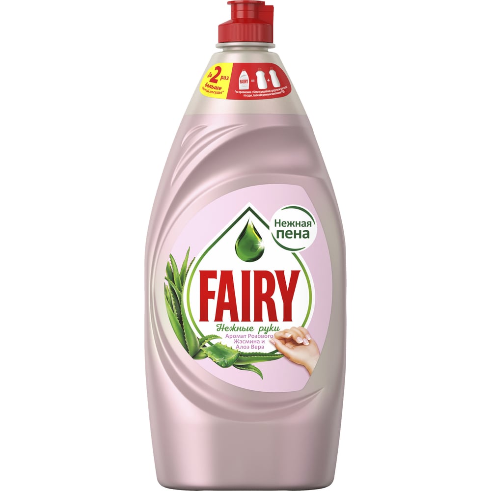 Изображение товара Средство для мытья посуды FAIRY Нежные руки Розовый Жасмин и Алоэ Вера 900 мл