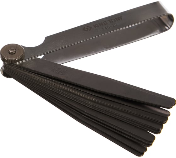 Изображение товара Набор щупов для проверки зазоров 0.05-1 мм, 20шт KING TONY 77340-20