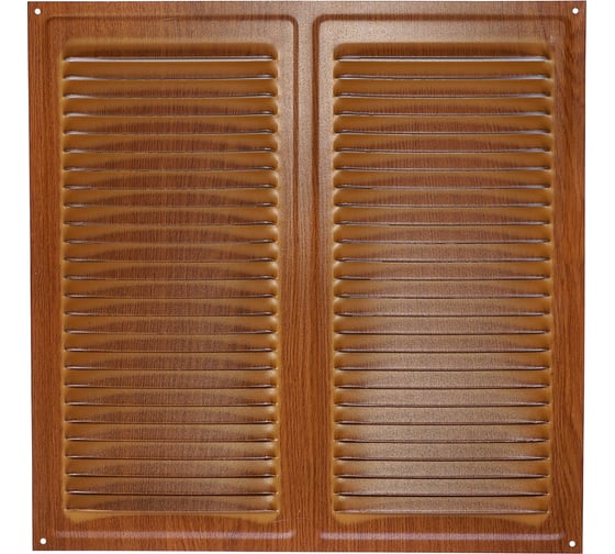 Изображение товара Решётка вентиляционная 300x300 мм декор под дерево ВИШНЯ Трибатрон 88104