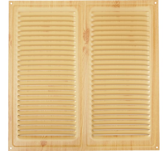 Изображение товара Решётка вентиляционная 300x300 мм декор под дерево СОСНА Трибатрон 88214