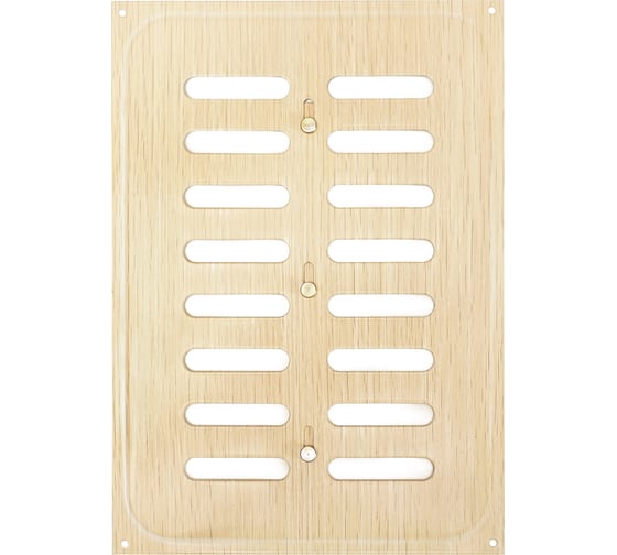 Изображение товара Решётка вентиляционная раздвижная 170x240 мм декор под дерево БЕЛЁНЫЙ ДУБ Трибатрон 88178