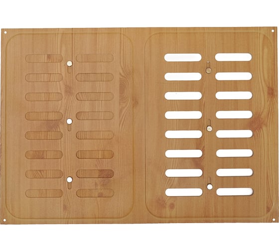 Изображение товара Решётка вентиляционная раздвижная 240x340 мм декор под дерево СОСНА Трибатрон 88188