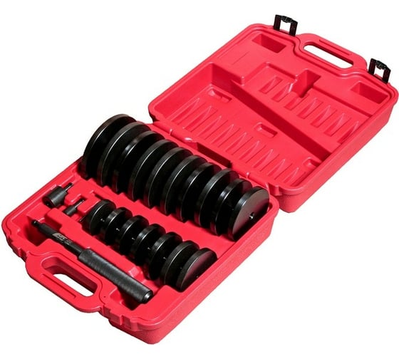 Изображение товара Набор оправок для выпрессовки подшипников, втулок, сальников (70-150мм, 21 предмет) JTC 4855