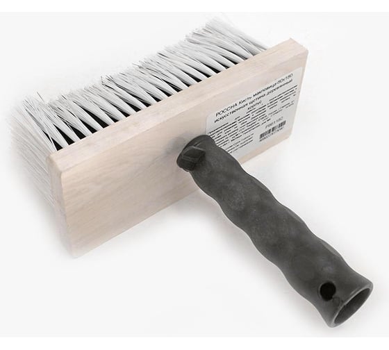 Изображение товара Кисть макловица РОССНА 80x180, искусственная щетина, деревянный корпус Р861182
