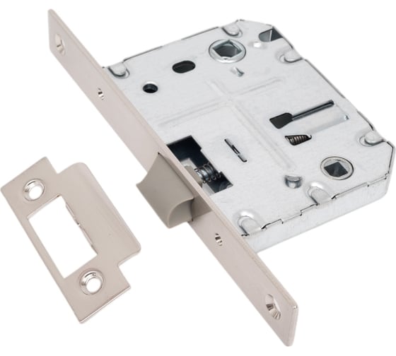 Изображение товара Сантехническая защелка PUERTO пластиковый язычок, никель матовый B2B LB 2070 plastic SN