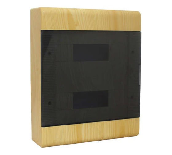 Изображение товара Щиток Ruvinil ОП Тусо 24мод. с двер. 370x302x95мм IP40 сосна на светл. основе Рувинил 68324-27М