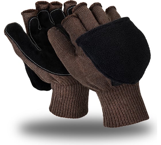 Изображение товара Полуперчатки Manipula Specialist ЭВЕНЫ WG-795 шерсть/акрил, Shelter Micro 60, спилок Пер 742/9