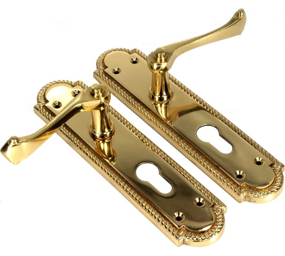 Изображение товара Комплект ручек Левша L.Baskerville Georgian cyl LB-619 200 мм, золото У2-1359.З