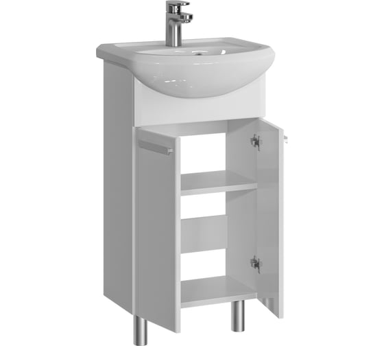 Изображение товара Напольная тумба для ванной Sanstar Аура 45 без раковины 351.1-1.4.1.