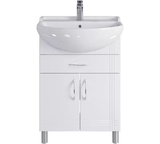 Изображение товара Напольная тумба для ванной комнаты Sanstar Вольга 60 без раковины 337.1-1.4.1.