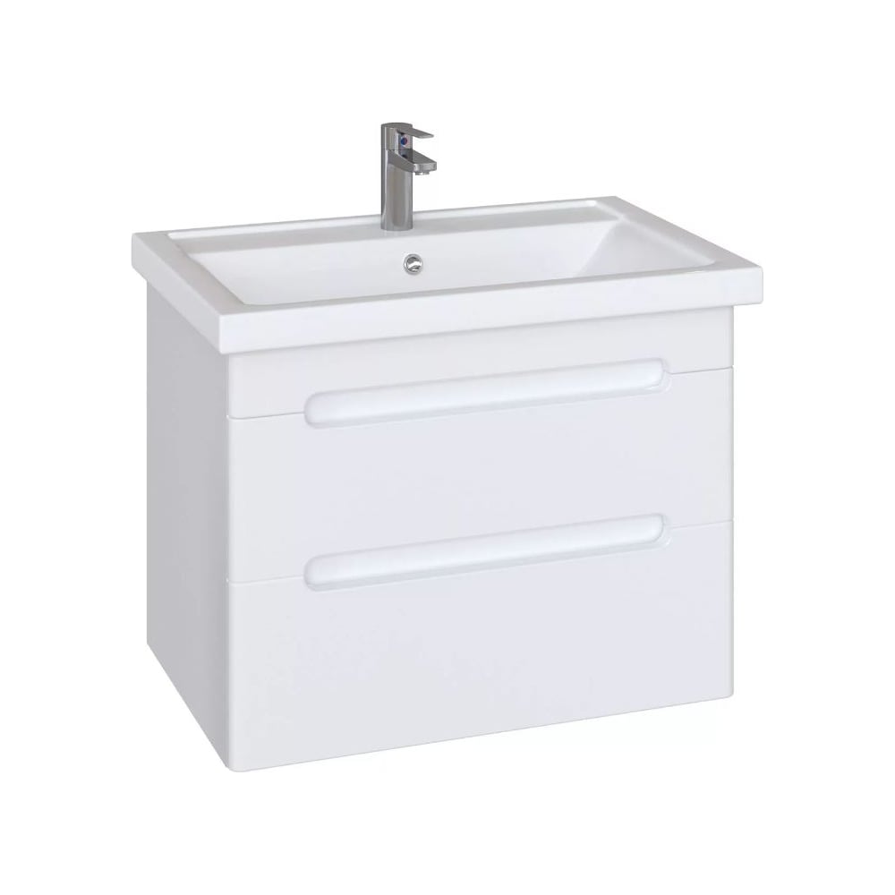 Подвесная тумба для ванной комнаты Sanstar, цвет белый 172.1-1.4.1. Адель 70 - фото 1