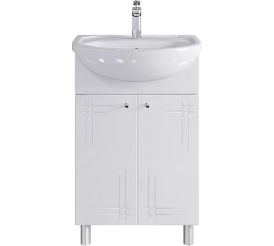 Изображение товара Тумба напольная Sanstar Июнь 55 Без раковины для ванной комнаты 335.1-1.4.1