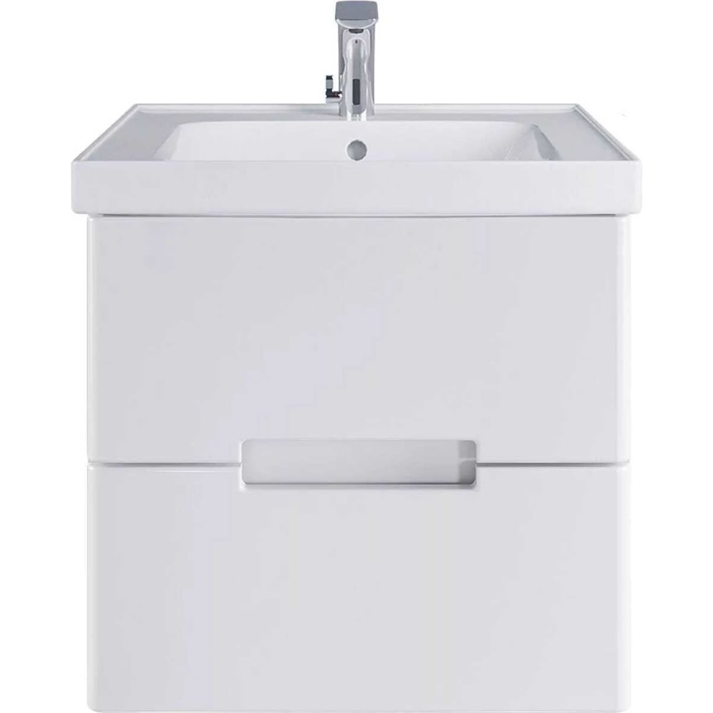 Подвесная тумба для ванной комнаты Sanstar, цвет белый 285.1-1.4.1. Ориана 60 - фото 1