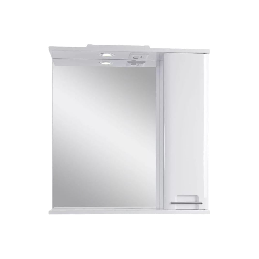 фото Подвесной зеркальный шкаф для ванной комнаты sanstar