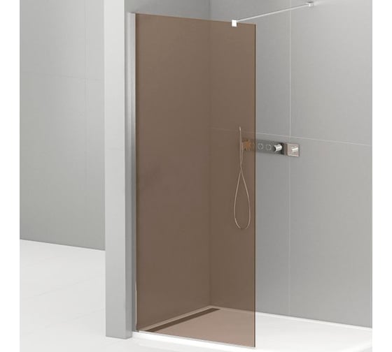 Изображение товара Душевая перегородка Cezares LIBERTA-L-1-120-120-BR-Cr