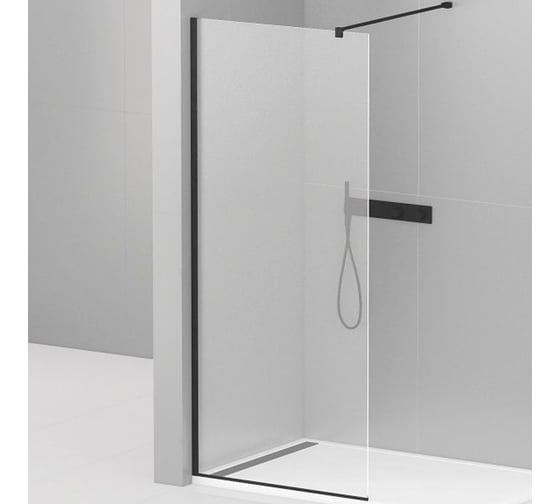 Изображение товара Душевая перегородка Cezares LIBERTA-L-1-110-120-C-NERO