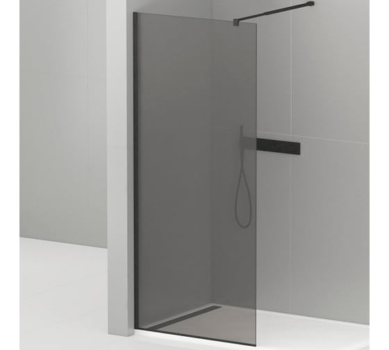 Изображение товара Душевая перегородка Cezares LIBERTA-L-1-110-120-GR-NERO