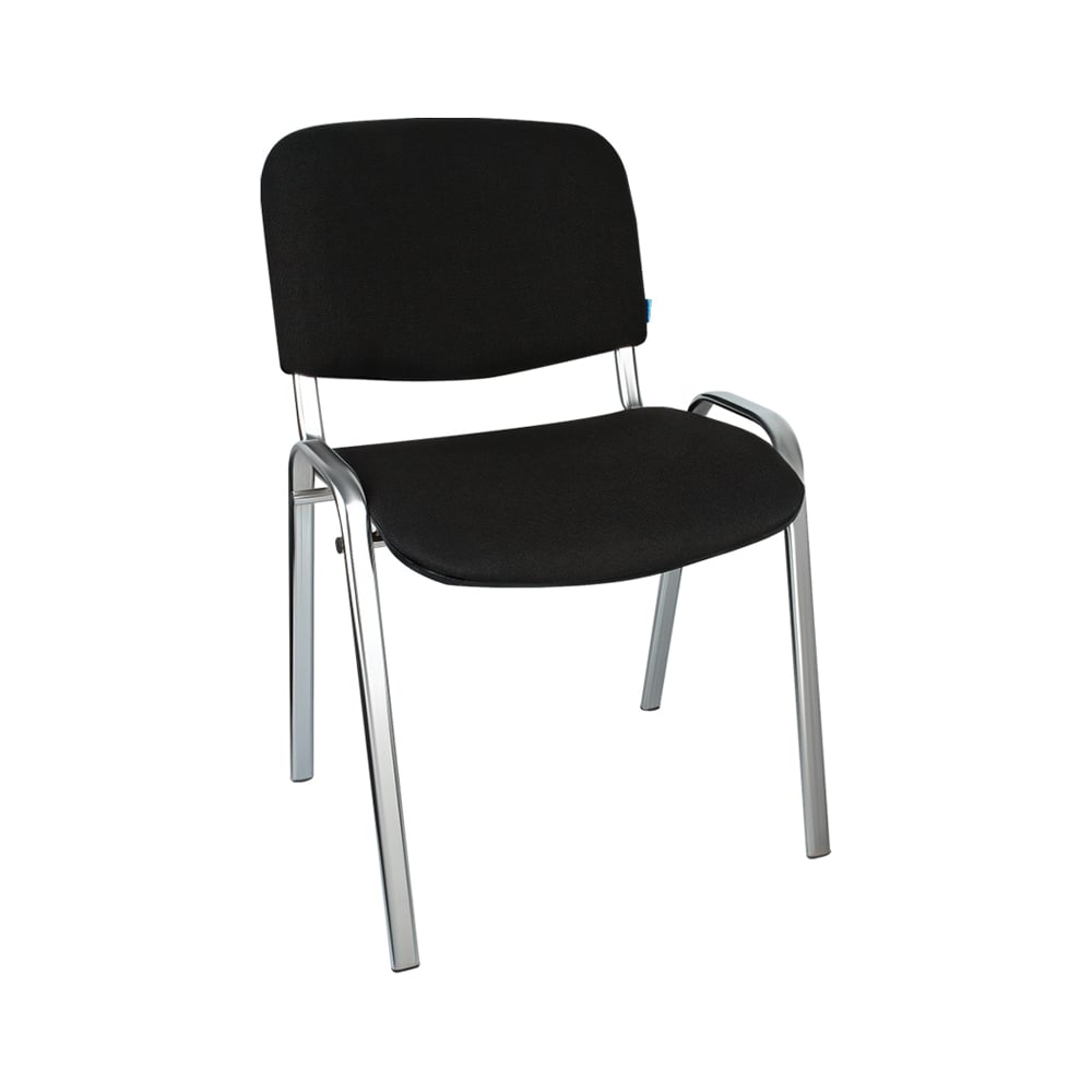 Стул Helmi hl-f01 изо, каркас хром, обивка ткань черная 330632