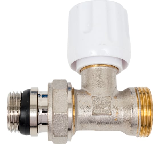 Изображение товара Радиаторный прямой вентиль MVI ручной регулировки с самоуплотняющимся кольцом 1/2" под евроконус TR.214.04