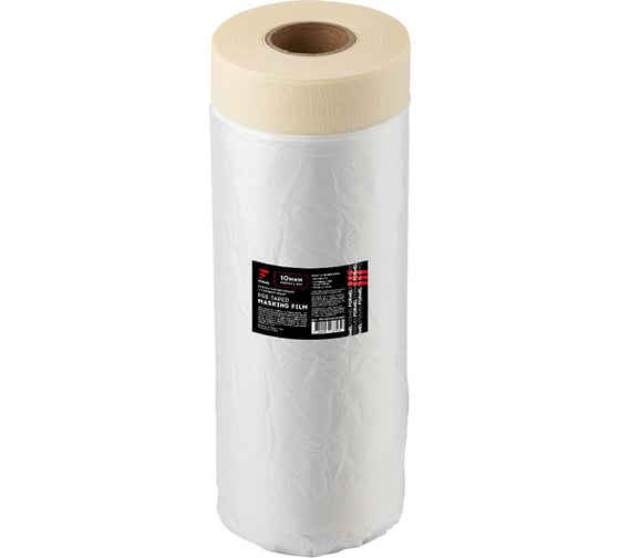 Изображение товара Пленка маскирующая с клеевым краем 10 мкм, 1400 мм, 33 м Formel FM-70010331400