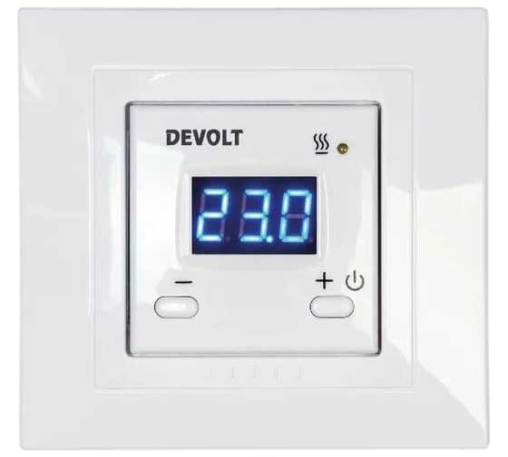 Изображение товара Терморегулятор Devolt TR-16ts, 3.6 кВт, 16 А DEVOLTTR16TS