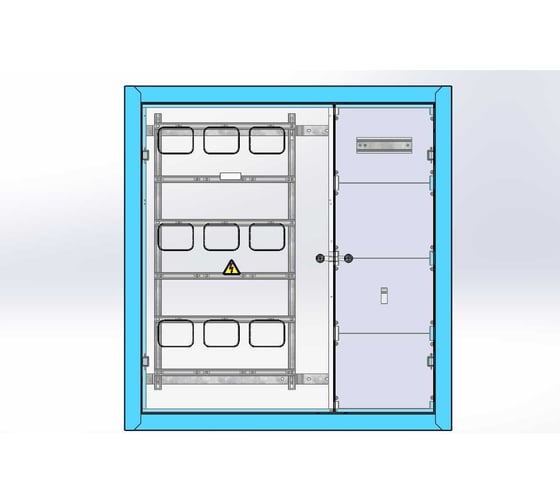 Изображение товара Корпус УЗОЛА ЩЭсВС-1x9-9хСЭ1-IP31-УХЛ4-/фальш-панели U0040000104