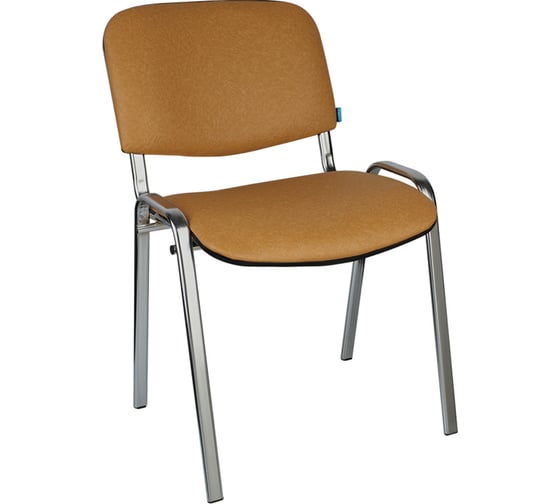 Изображение товара Стул Helmi hl-f01 изо, каркас хром, обивка кожзам песочный 330631