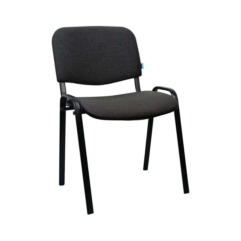 Стул Helmi hl-f01 изо, каркас черный, обивка ткань серая 330636