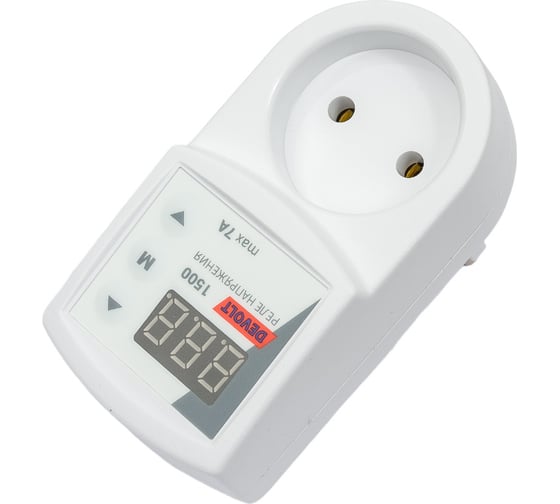 Изображение товара Реле напряжения DEVOLT 1500, 1,5кВт, 7А, 1500 DEVOLT1500