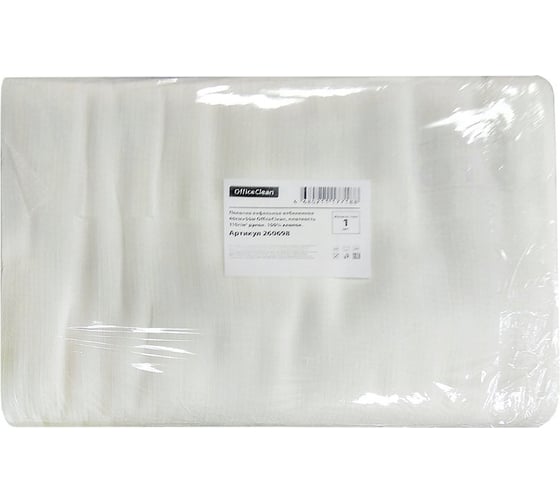 Изображение товара Вафельное отбеленное полотно OfficeClean 40смх50м, 110г/м2 260698