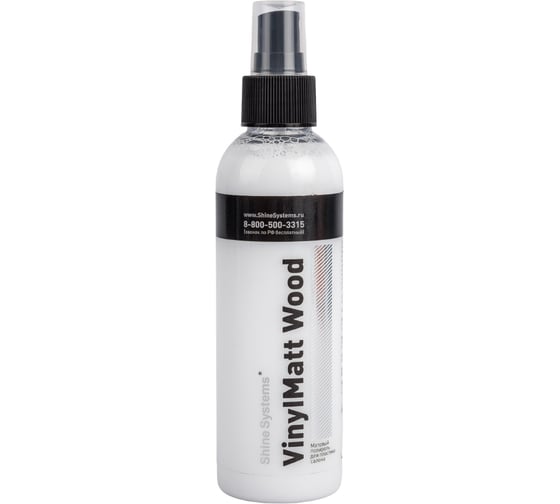Изображение товара Матовый полироль для пластика салона Shine systems VinylMatt Wood, 200 мл SS823