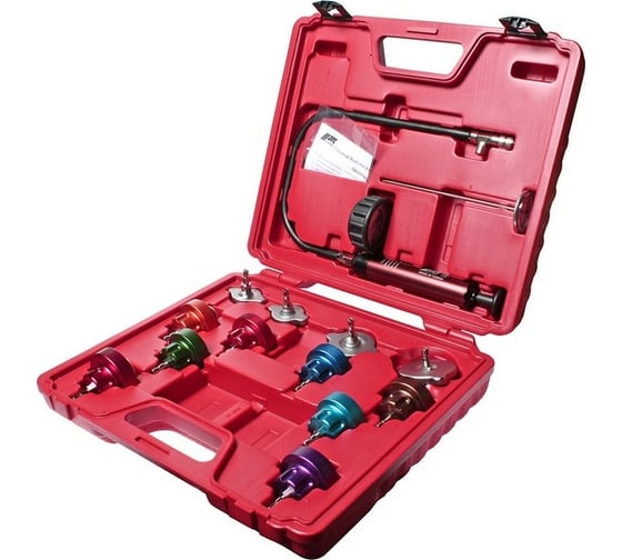 Изображение товара Набор для тестирования герметичности охладительной системы, 14 предметов JTC 1005