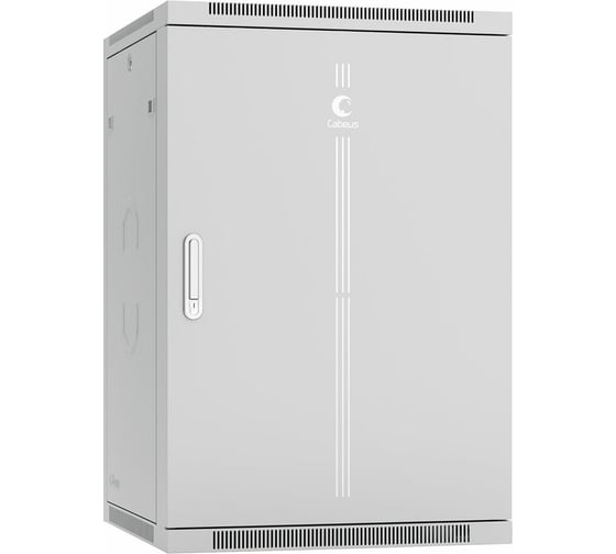 Изображение товара Телекоммуникационный настенный разобранный шкаф Cabeus 19" 22U цвет серый SH-05F-22U60/60m-R