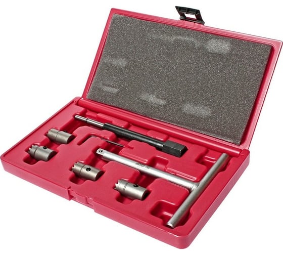 Изображение товара Набор для притирки седел форсунок дизельного двигателя, 7 предметов JTC 4771