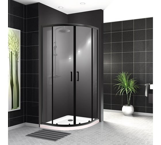 Изображение товара Душевой уголок BelBagno UNO-195-R-2-90-C-NERO