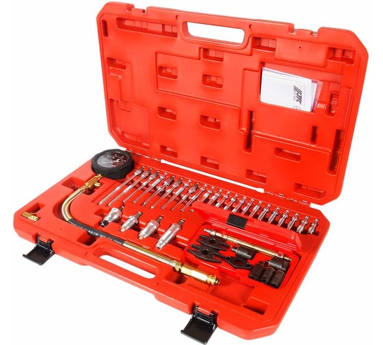Изображение товара Компрессометр для дизельных двигателей с набором адаптеров 37ед /1/6 JTC -4302 754118