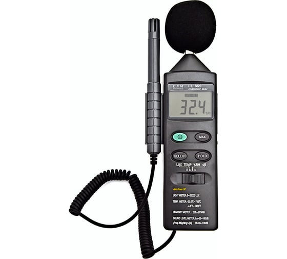 Изображение товара Прибор экологического контроля СЕМ DT-8820 4 в 1 480700