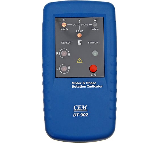 Изображение товара Индикатор порядка обмоток электродвигателя и чередования фаз СЕМ DT-902 480892
