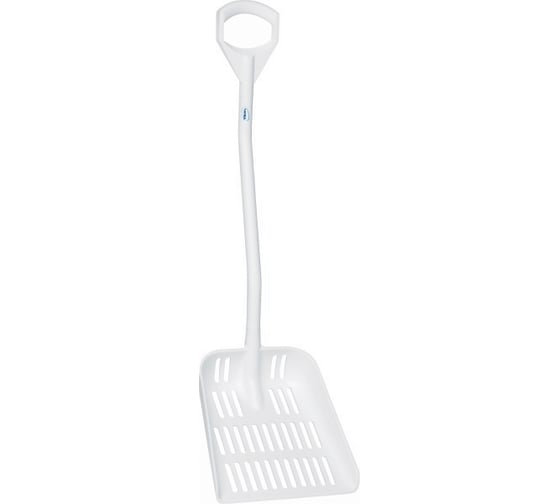 Изображение товара Эргономичная лопата с перфорированным полотном Vikan 1145 мм, белая 56035