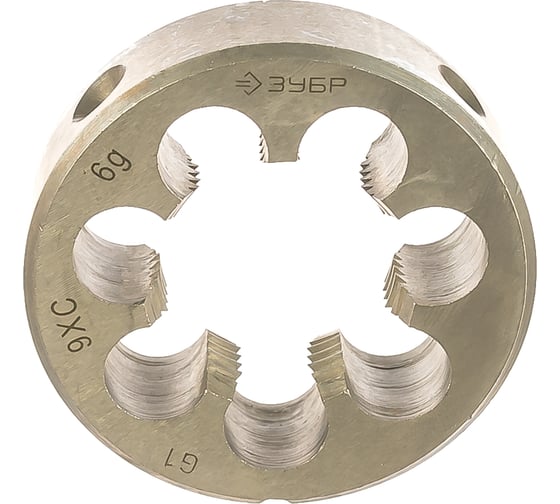 Изображение товара Плашка круглая Мастер для нарезания трубной резьбы G 1" Зубр 4-28032-1