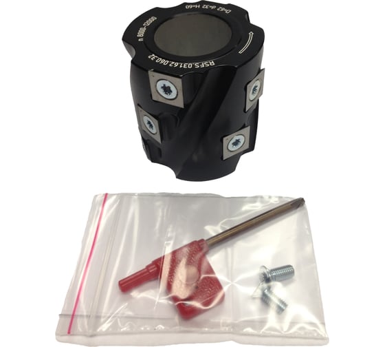 Изображение товара Фреза спиральная шейперная диаметр 62 мм, высота 60 мм, посадочный размер 30 мм, 10 ножей РеСоурс RSFS.031.62.060.30