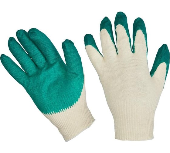 Изображение товара Защитные трикотажные перчатки с 1-ым латексным обливом ООО Комус 300 пар 1700896