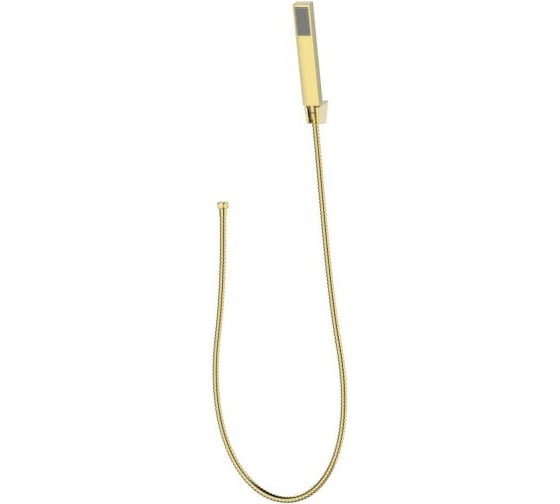 Изображение товара Ручной душ со шлангом и держателем BelBagno Luce LUC-DFS-ORO