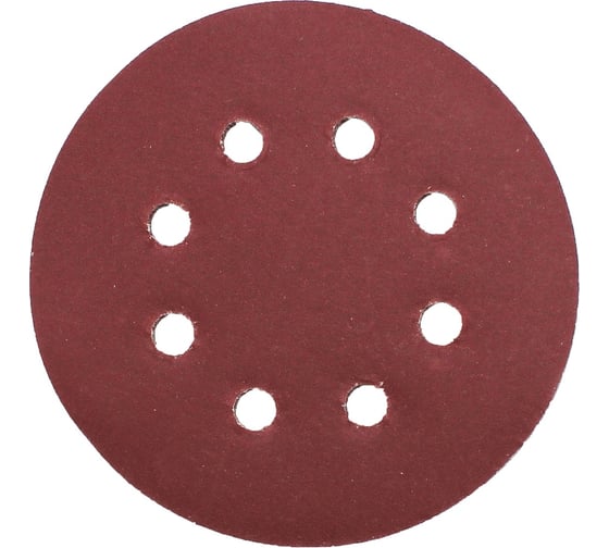 Изображение товара Круг абразивный шлифовальный под липучку с перфорацией 125 мм, Р400, 5 шт On 19-05-052